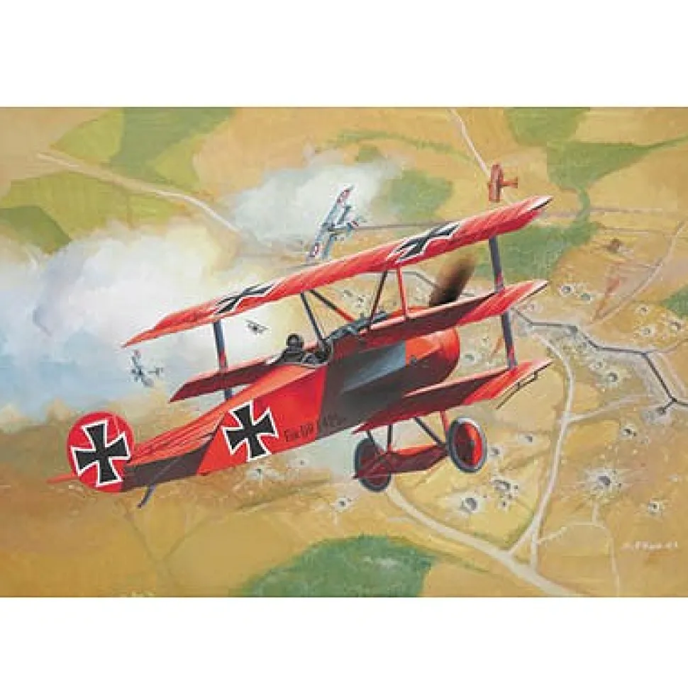Maquette avion : Fokker DR. 1 - Revell