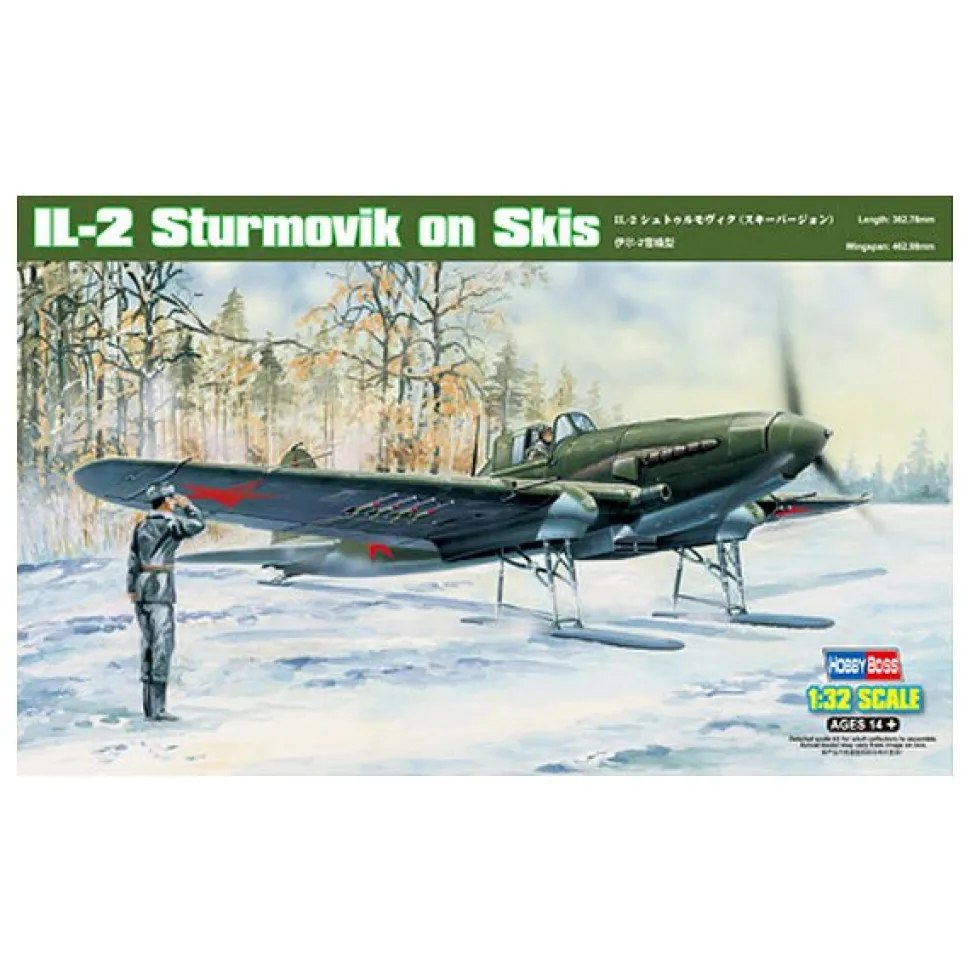 Maquette avion : IL-2 Sturmovik on Skis - Hobby Boss