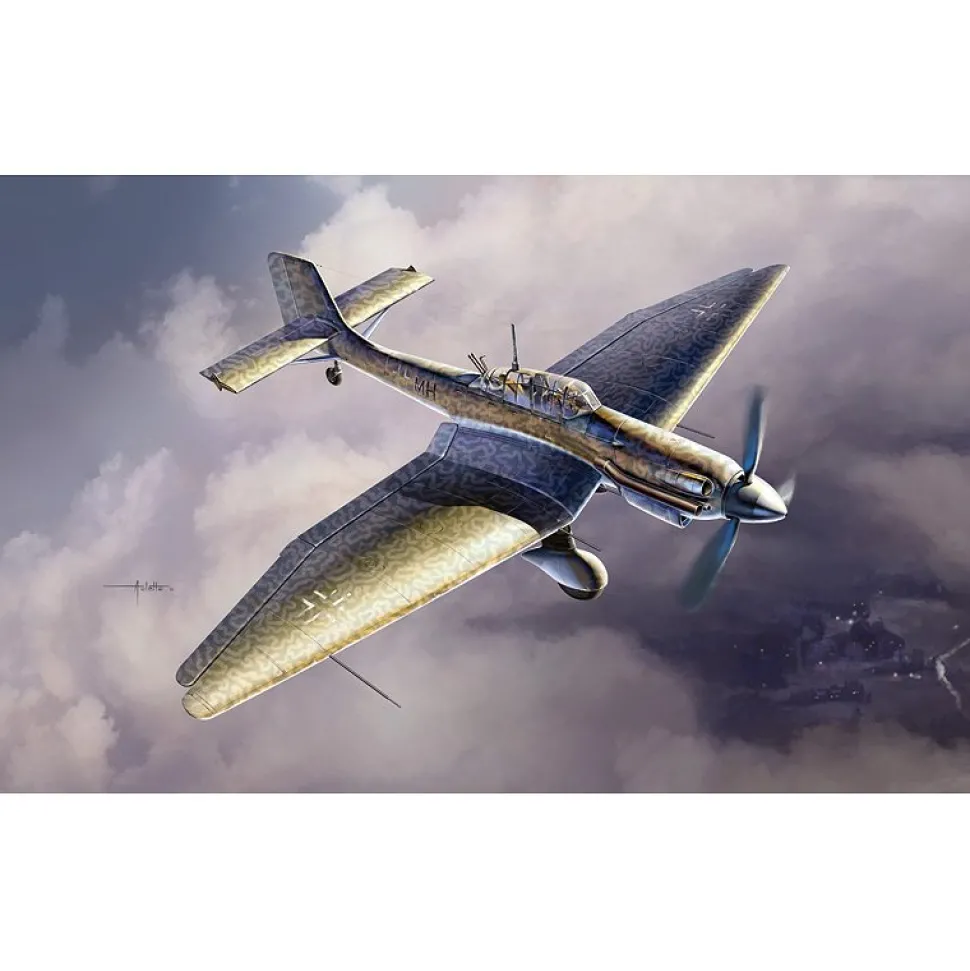 Maquette avion : Junkers Ju87D-5 Stuka - Italeri