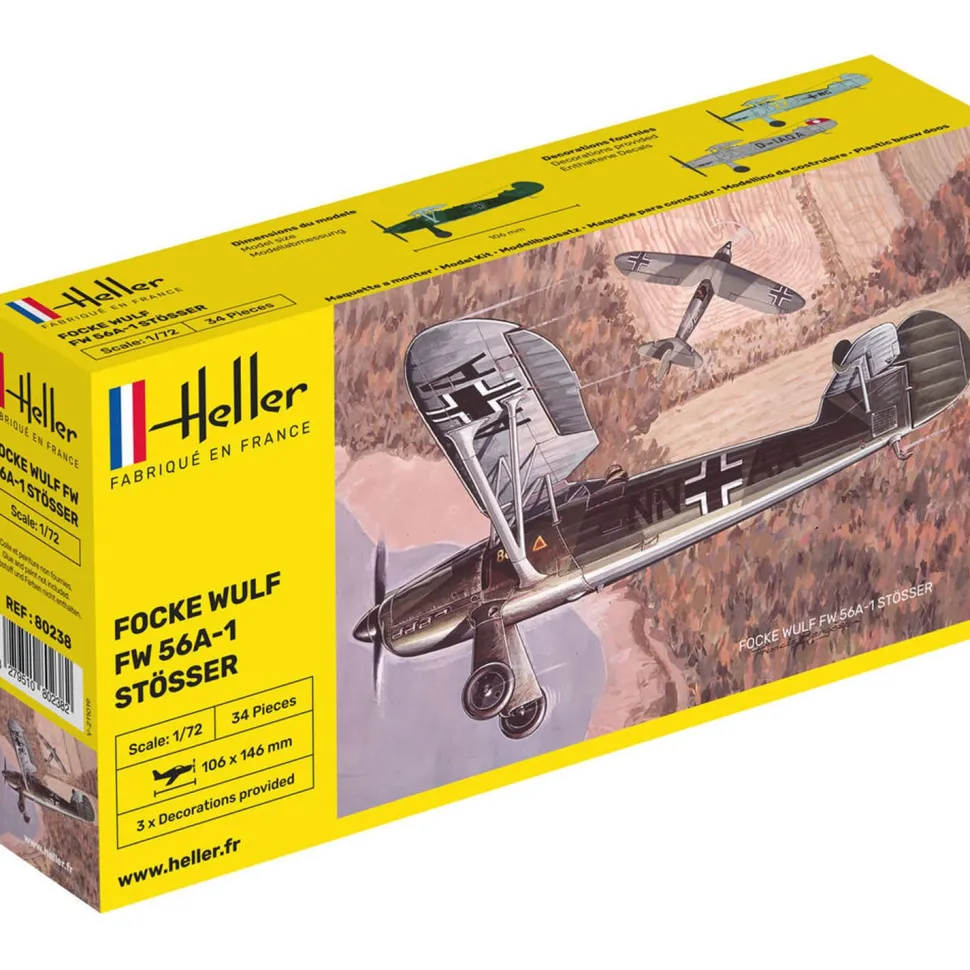 Maquette Avion Militaire : Focke Wulf FW56 Stösser - Heller