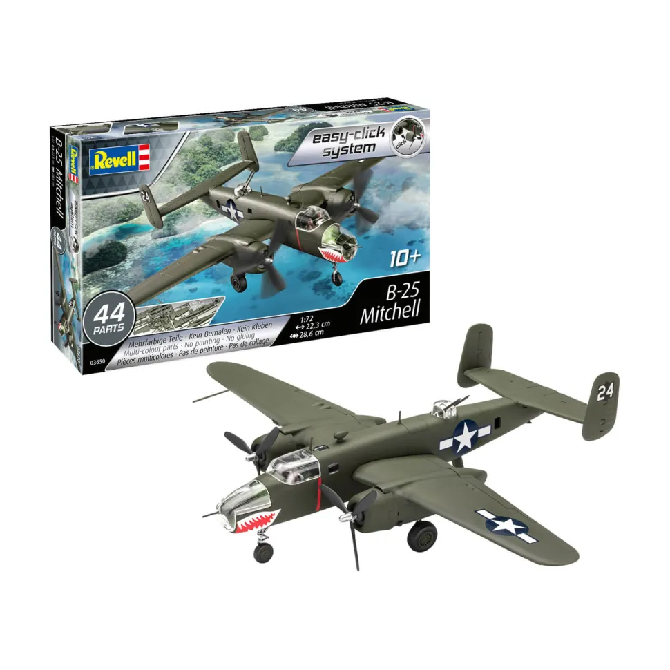 Maquette avion militaire : Easy-Click : B-25 Mitchell - Revell