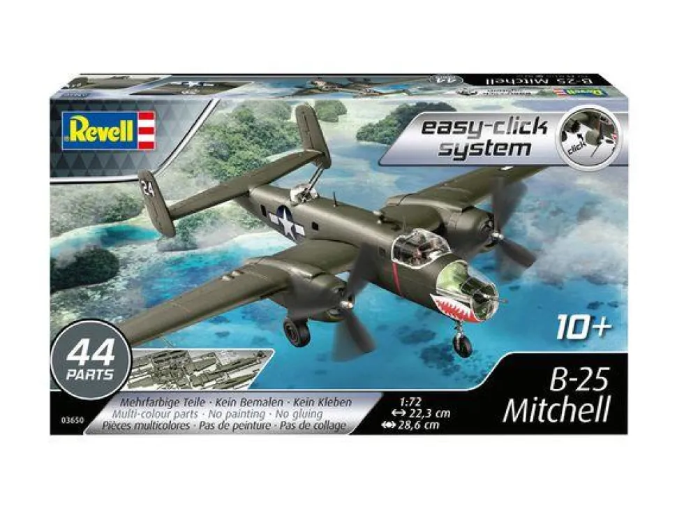 Maquette avion militaire : Easy-Click : B-25 Mitchell - Revell