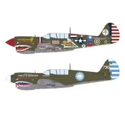 Maquette Avion militaire : 15 000e / P-40N Warhawk WWII - Eduard