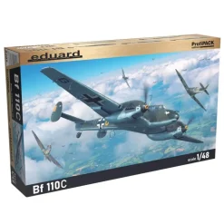 Maquette avion militaire : Profitpack - Bf 110C - Eduard
