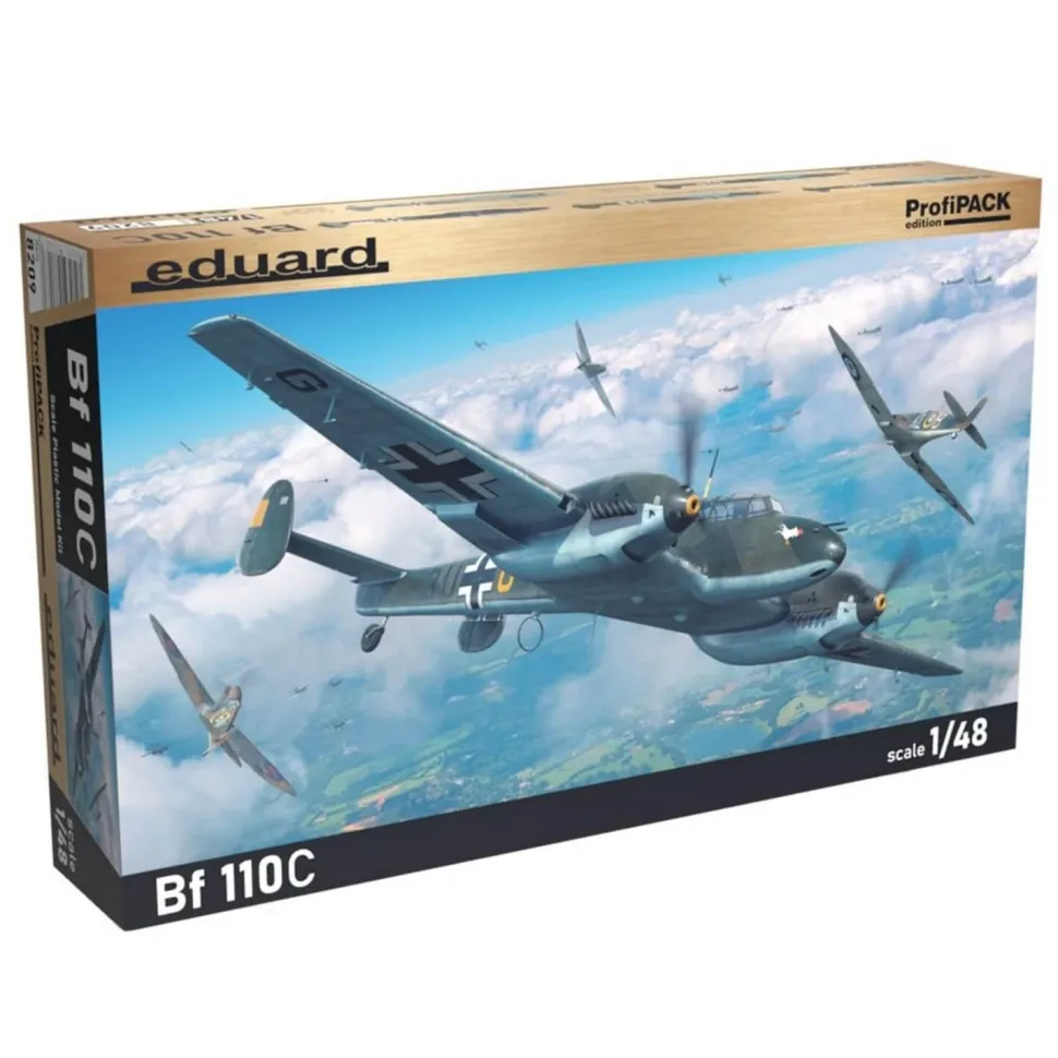 Maquette avion militaire : Profitpack - Bf 110C - Eduard