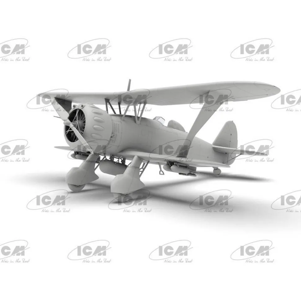 Maquette avion militaire allemand : HS 123A-1 WWII - ICM