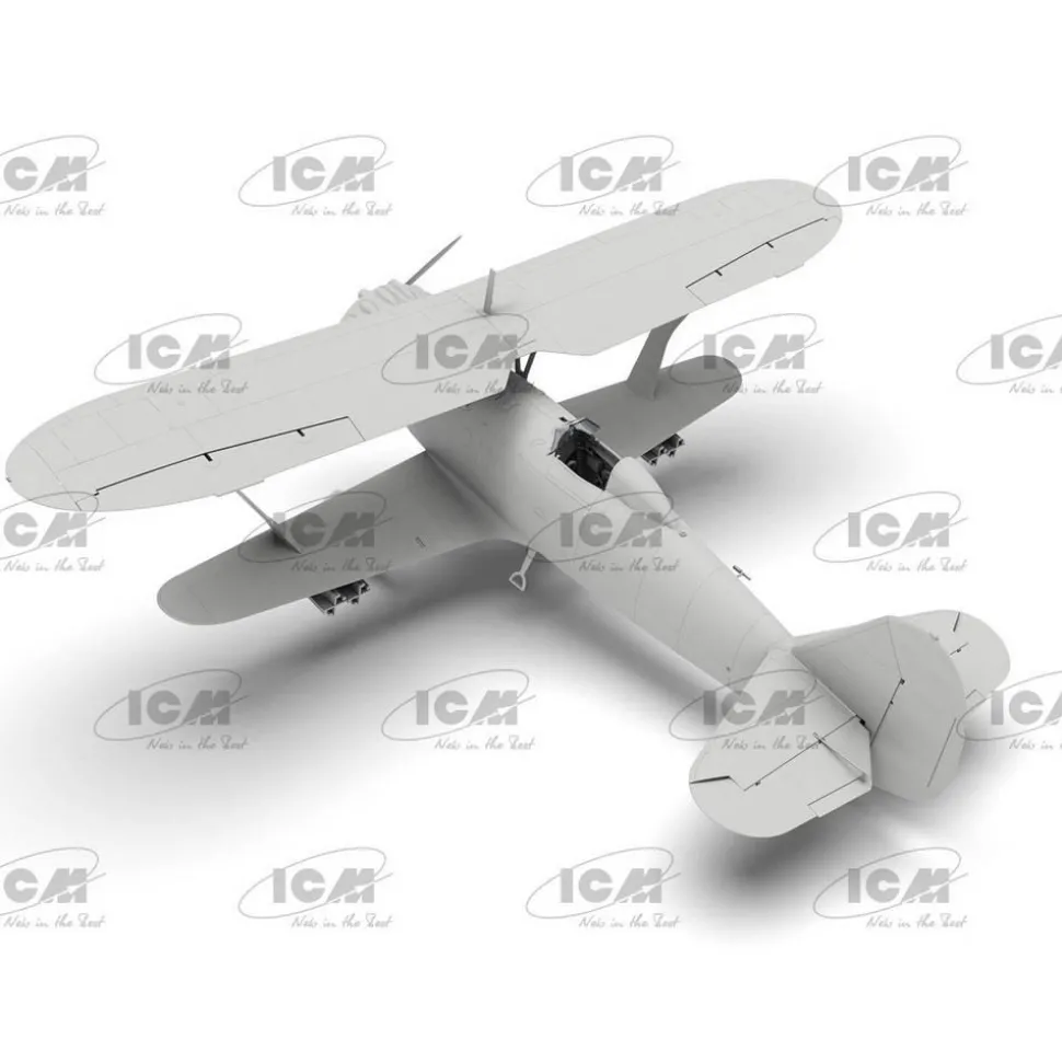 Maquette avion militaire allemand : HS 123A-1 WWII - ICM