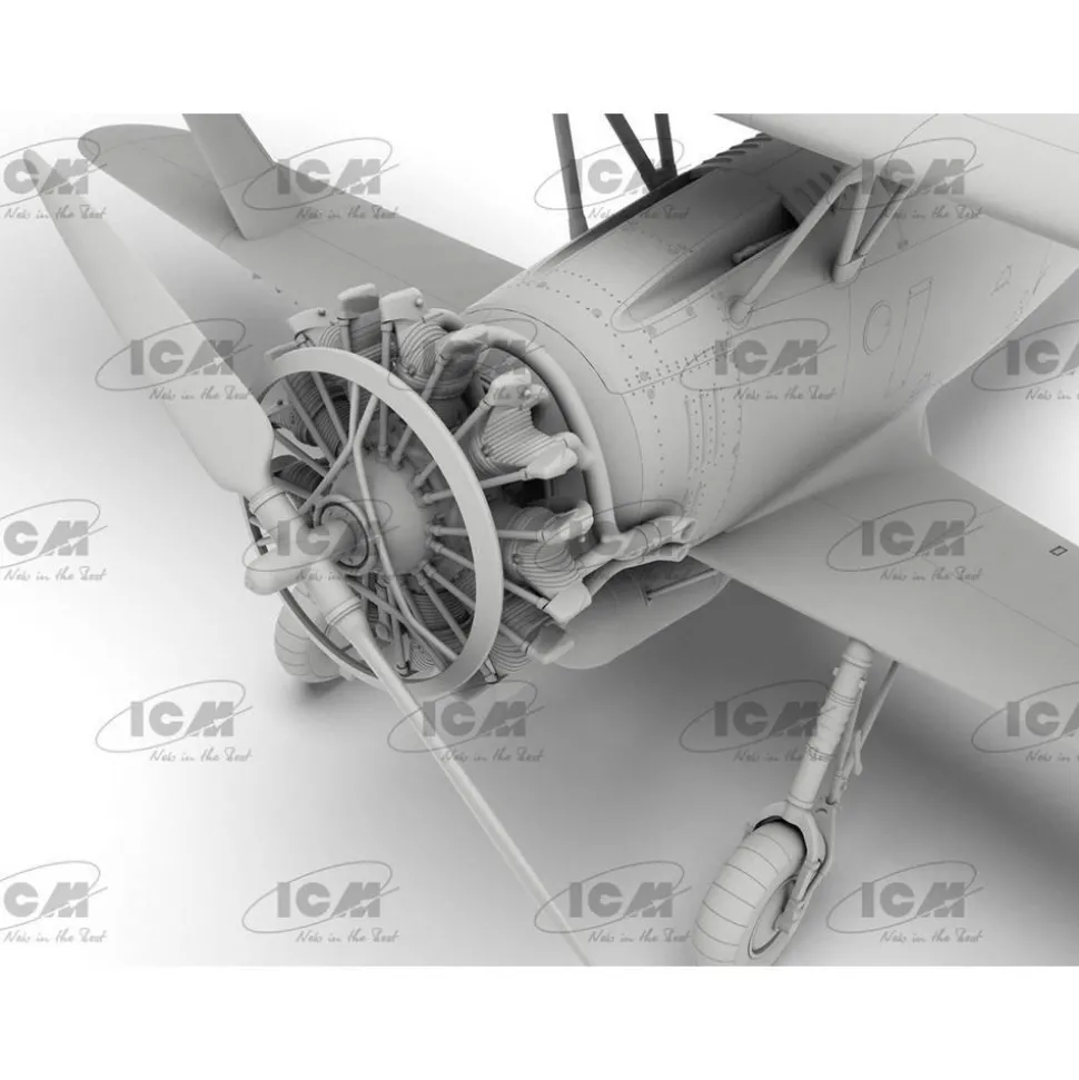 Maquette avion militaire allemand : HS 123A-1 WWII - ICM