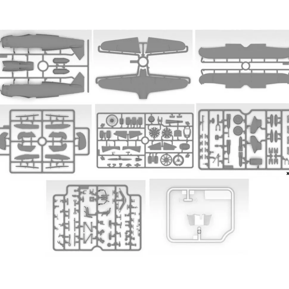 Maquette avion militaire allemand : HS 123A-1 WWII - ICM