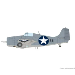 Maquette avion militaire : F4F-3 Wildcat - Eduard