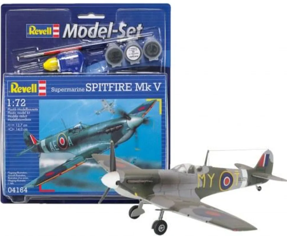 Maquette avion : Model-Set : Spitfire Mk V - Revell