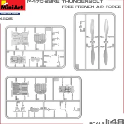 Maquette Avion P-47D-28RE Armée de l’Air française – 1:48 - Mini Art