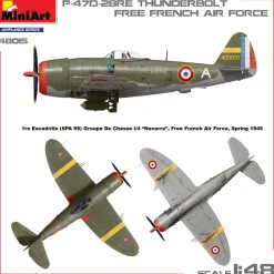 Maquette Avion P-47D-28RE Armée de l’Air française – 1:48 - Mini Art