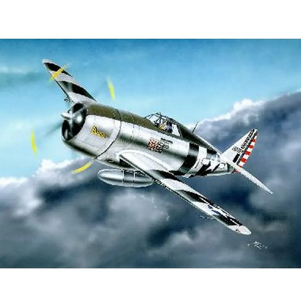 Maquette avion : Republic P-47 D 6 Thunderbolt Razoback - Trumpeter
