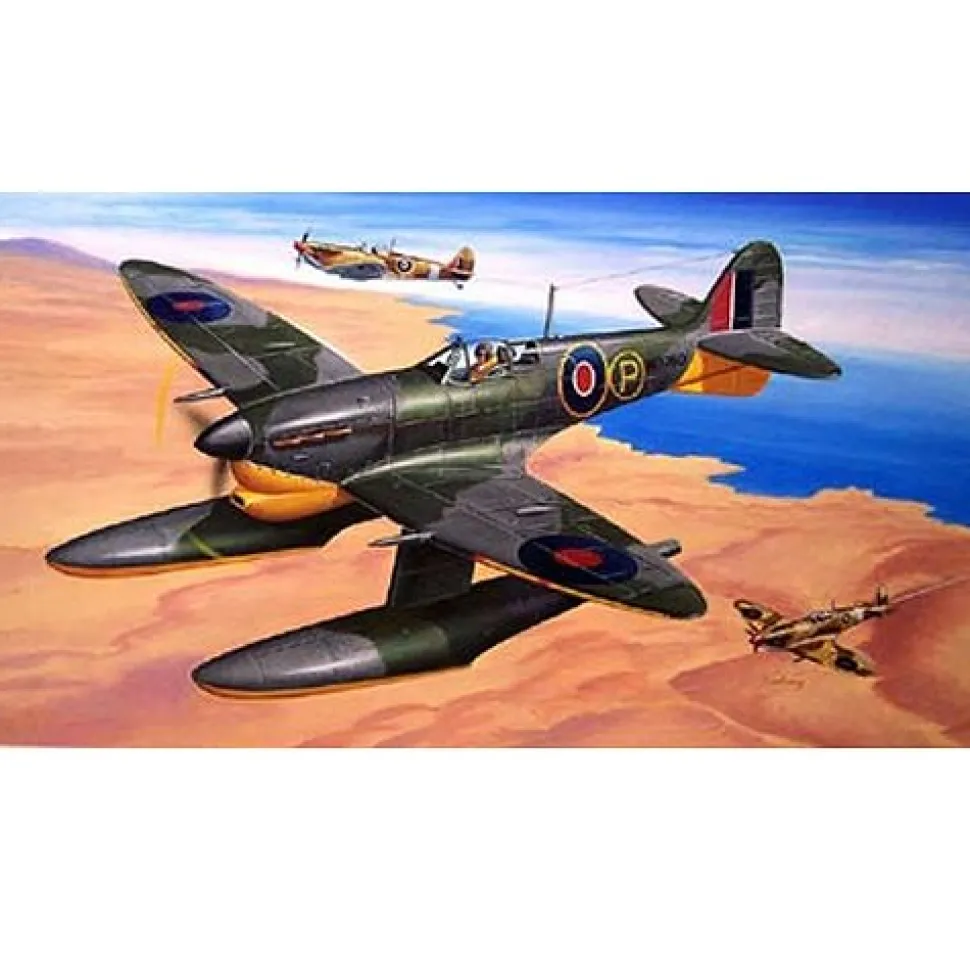 Maquette avion : Super marine Spitfire MK Vb avec flotteurs - Trumpeter