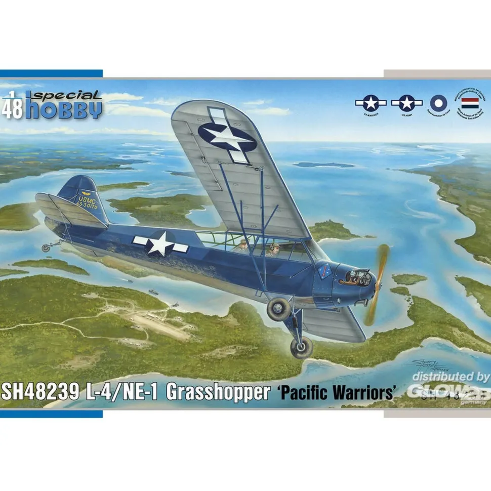 Maquette Avions Militaire : L-4/NE-1 Grasshopper - Pacific Warriors - Special Hobby