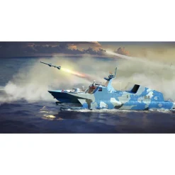 Maquette bateau : Bateau lance-missiles PLA Navy Type 22 - Trumpeter