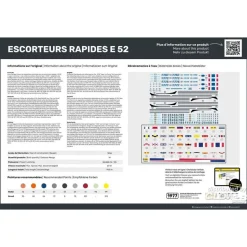 Maquette bateau : Escorteurs rapides E52 - Heller