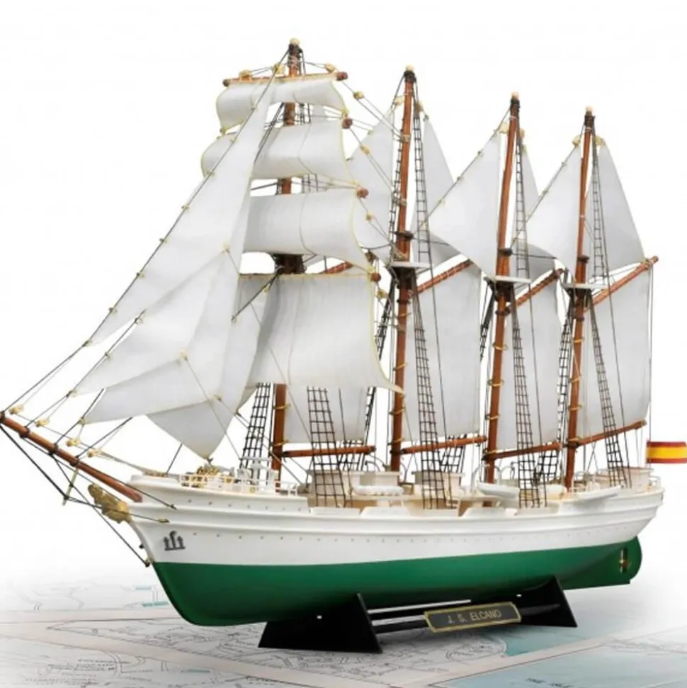 Maquette bateau : Juan Sebastián Elcano (Plastique et bois) - Artesania