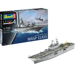 Maquette Bateau : Model Set Assault Carrier USS WASP CLASS - Revell