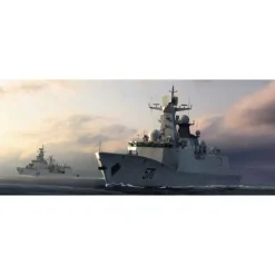 Maquette bateau : PLA Navy Type 054A FFG-529 Zhoushan - Trumpeter