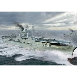 Maquette bateau : Porte-avions de la marine allemande DKM Peter Strasser - Trumpeter