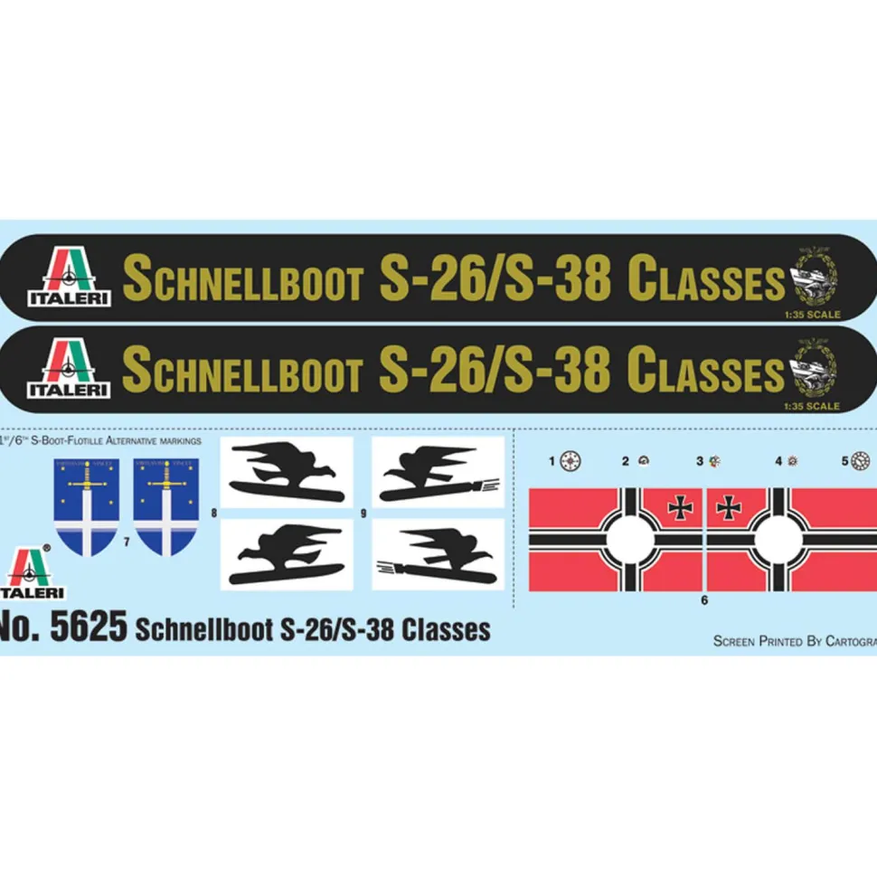 Maquette bateau : Schnellboot S-26/S-38 - Italeri