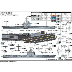 Maquette Bateau : USS Intrepid CVS-11 - Trumpeter