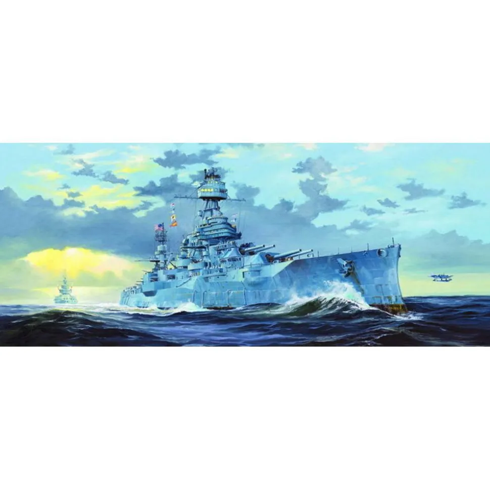 Maquette bateau : USS New Texas BB-35 - Trumpeter