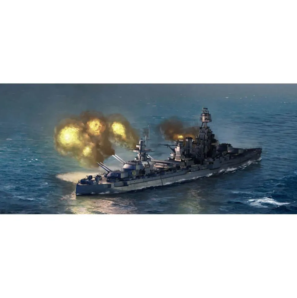 Maquette bateau : USS Texas BB-35 - Trumpeter