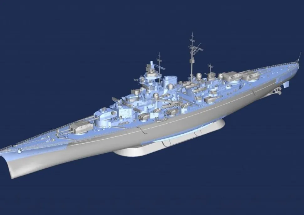 Maquette bateau : Battleship Tirpitz - Revell