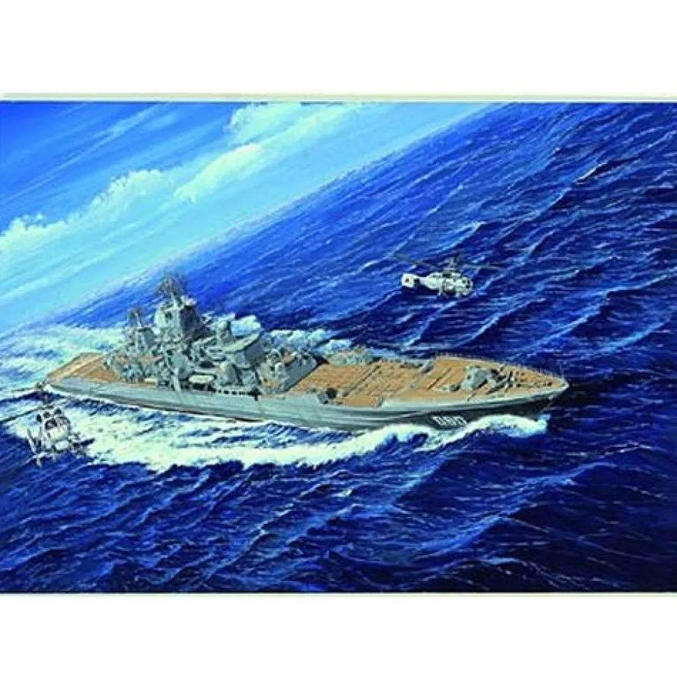 Maquette bateau : Croiseur de bataille USSR Kalinin - Trumpeter