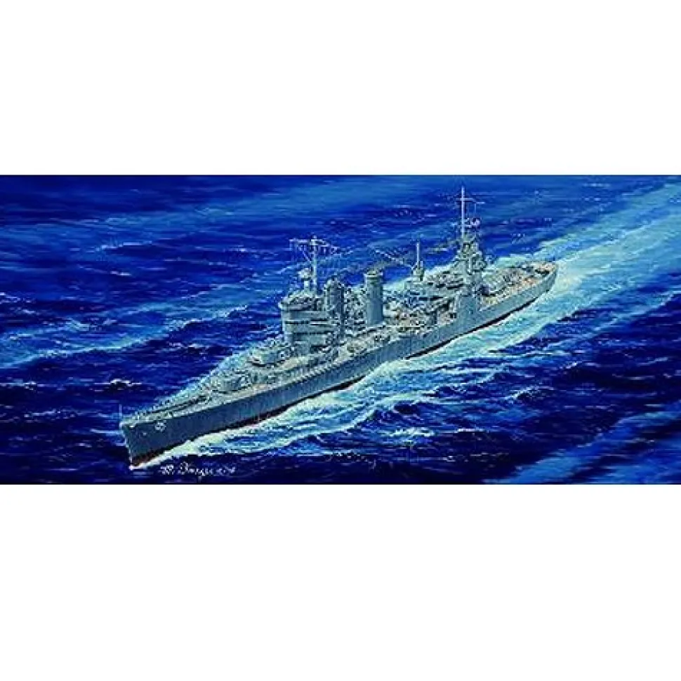 Maquette bateau : Croiseur lourd USS CA-34 Astoria 1942 - Trumpeter