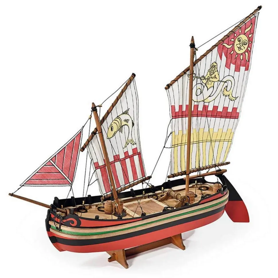 Maquette bateau de pêche : Trabaccolo - Amati