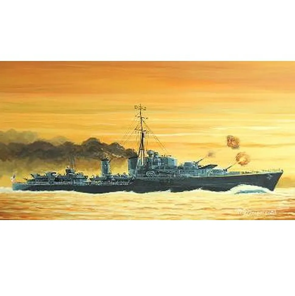 Maquette bateau : Destroyer anglais HMS Eskimo classe Tribal (F75) 1941 - Trumpeter