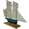 Maquette bateau en bois : Bisquine de Cancale Le Pétrel 1908 - Soclaine