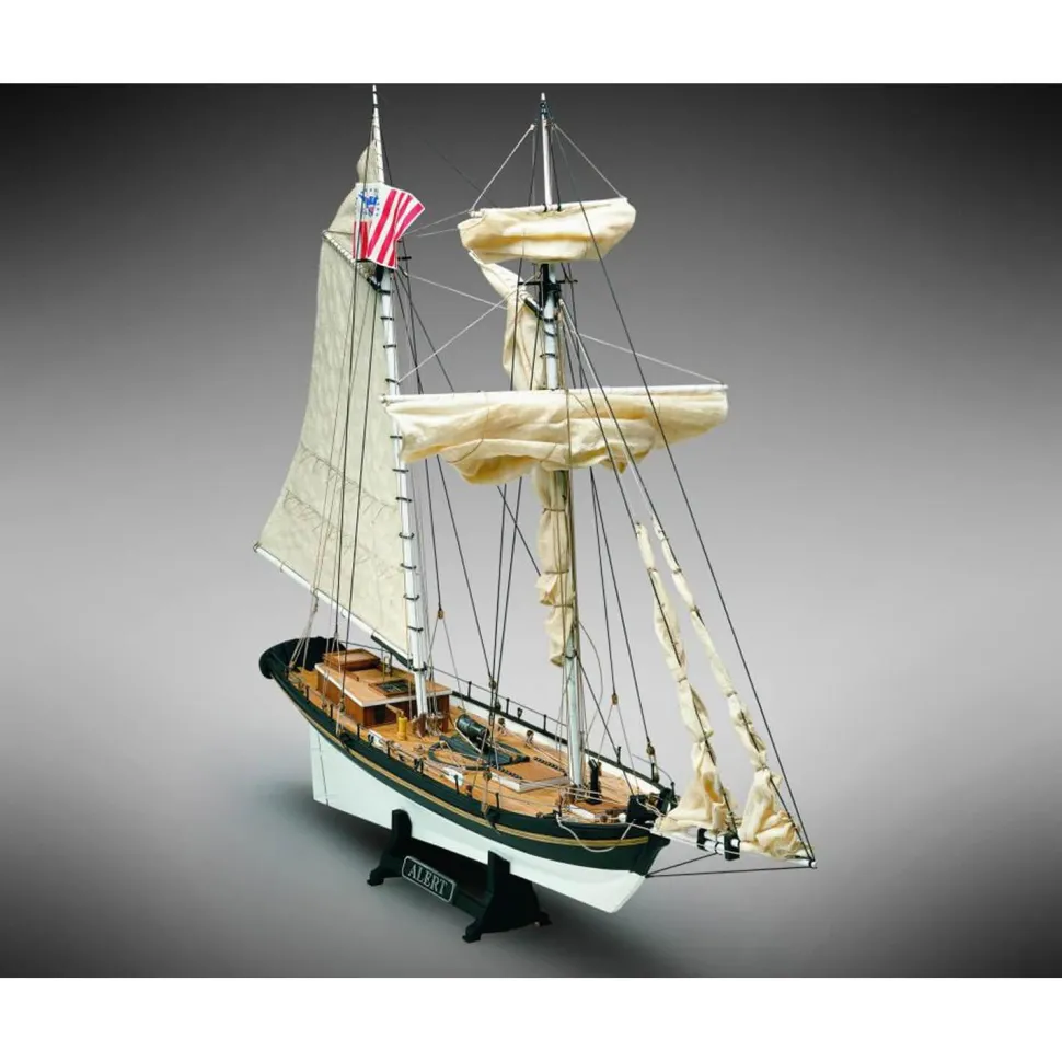 Maquette bateau en bois : Alert - Mamoli