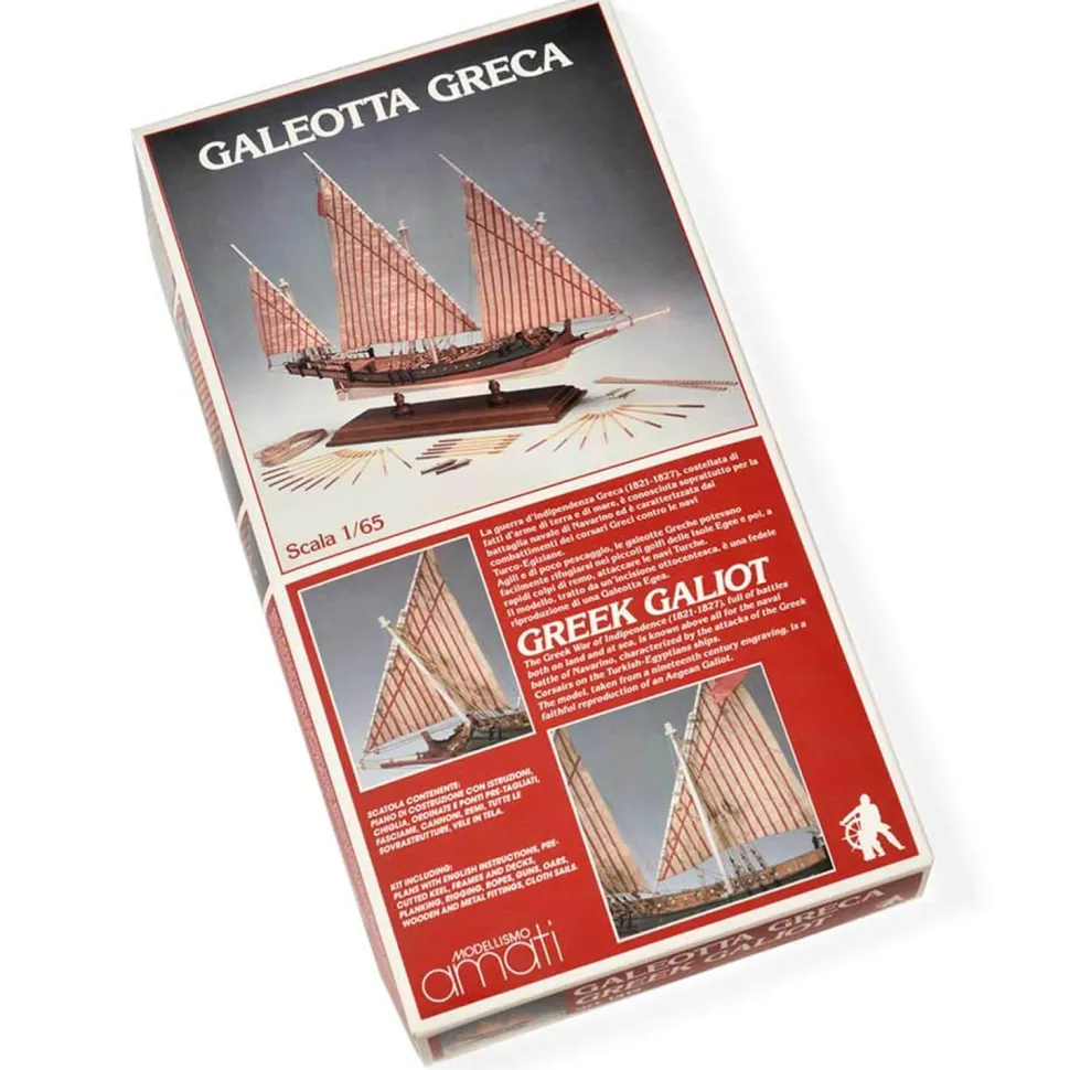 Maquette bateau en bois : Galère grecque - Amati