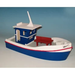 Maquette bateau en bois : Bateau de plongée - Soclaine