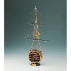 Maquette bateau en bois : Coupe du H.M.S Victory - Corel