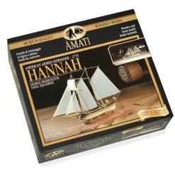 Maquette bateau en bois : Kit Hannah - Amati