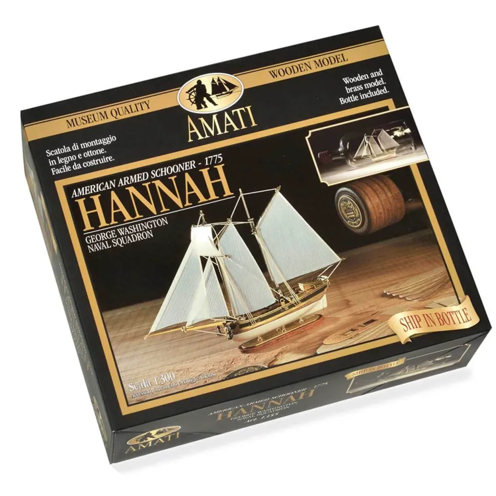 Maquette bateau en bois : Kit Hannah - Amati
