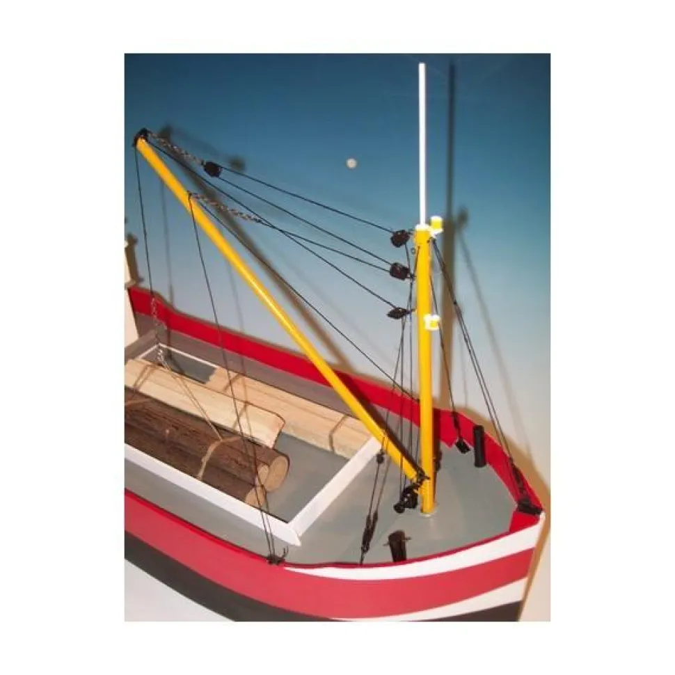 Maquette bateau en bois : Caboteur - Soclaine