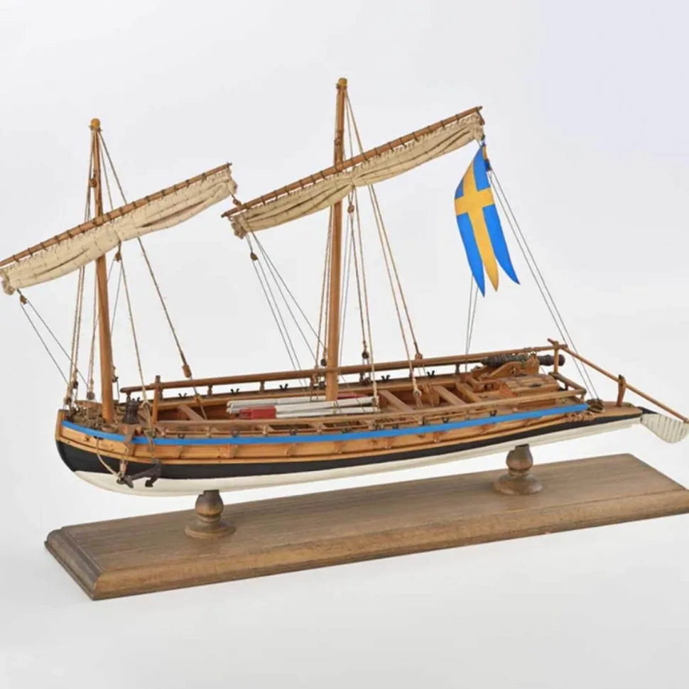 Maquette bateau en bois : Canonnière Suédoise - Amati