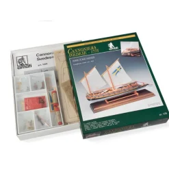 Maquette bateau en bois : Canonnière Suédoise - Amati