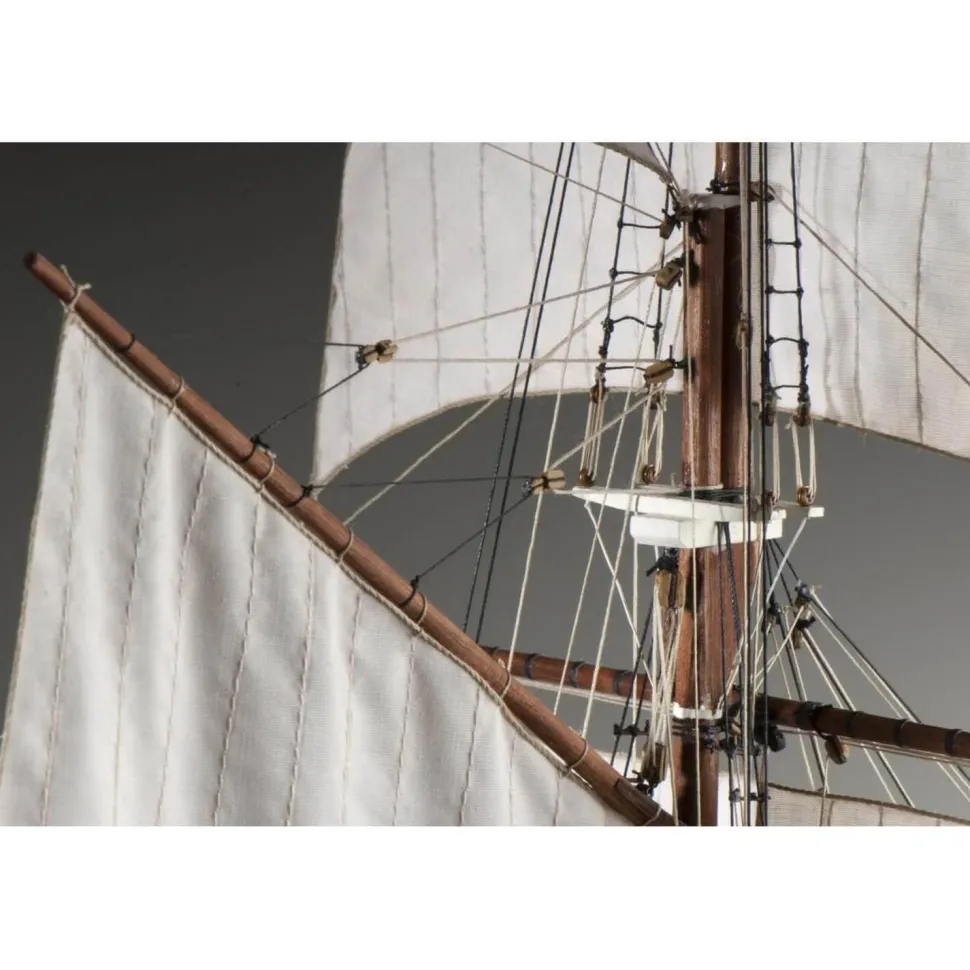 Maquette bateau en bois : La Belle Poule - Dusek