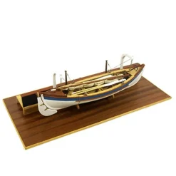 Maquette bateau en bois et métal : baleinier à rames Nova - Carthagonova