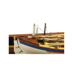 Maquette bateau en bois et métal : baleinier à rames Nova - Carthagonova