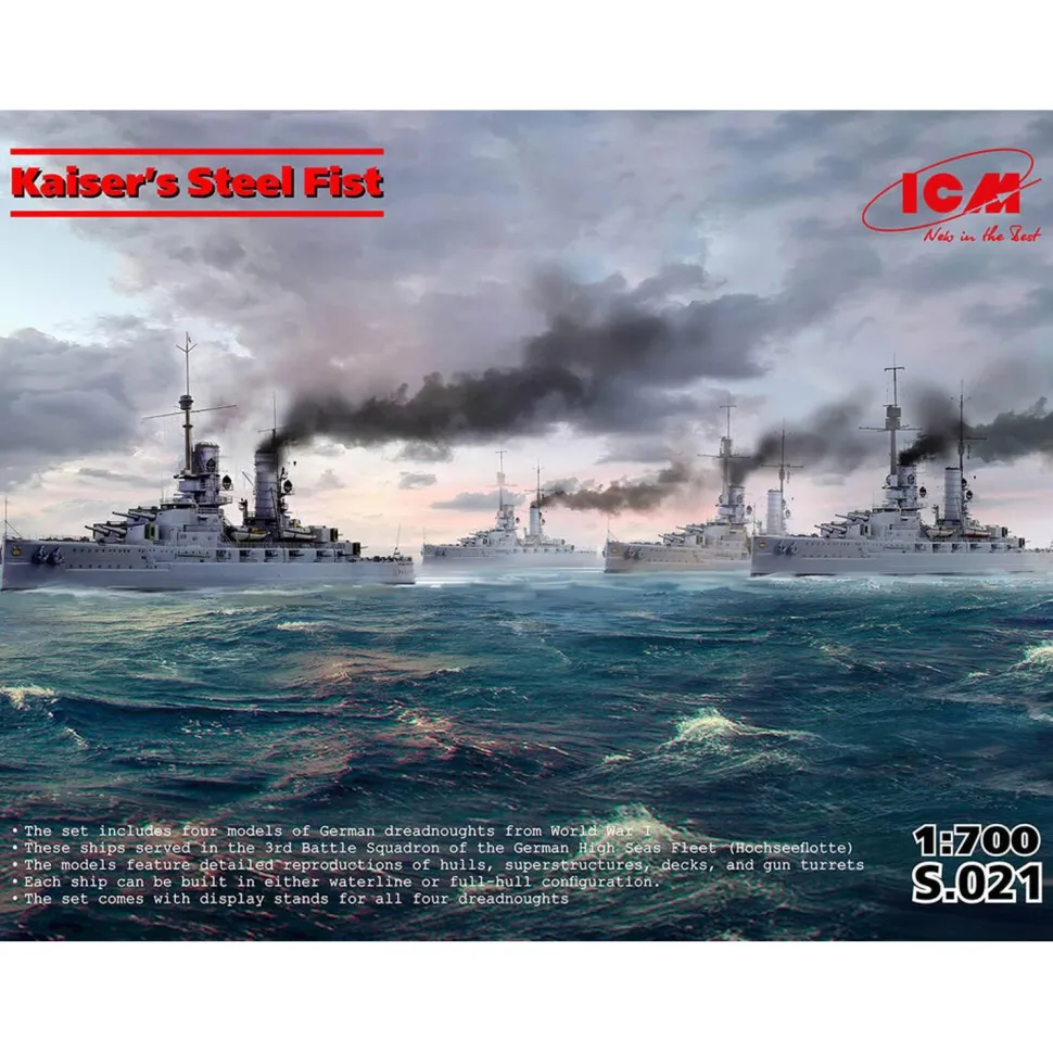 Maquette bateau Kaiser's Steel Fist - ICM