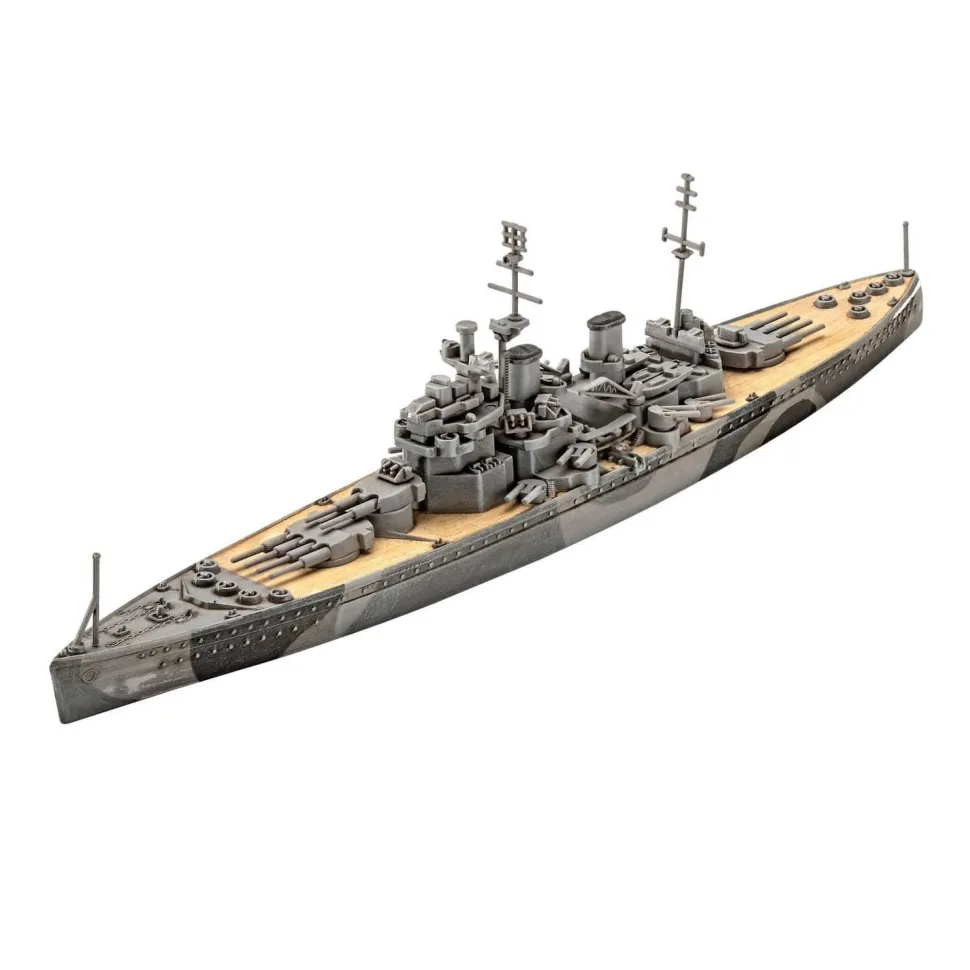 Maquette bateau militaire : HMS Duke of York : Model Set - Revell